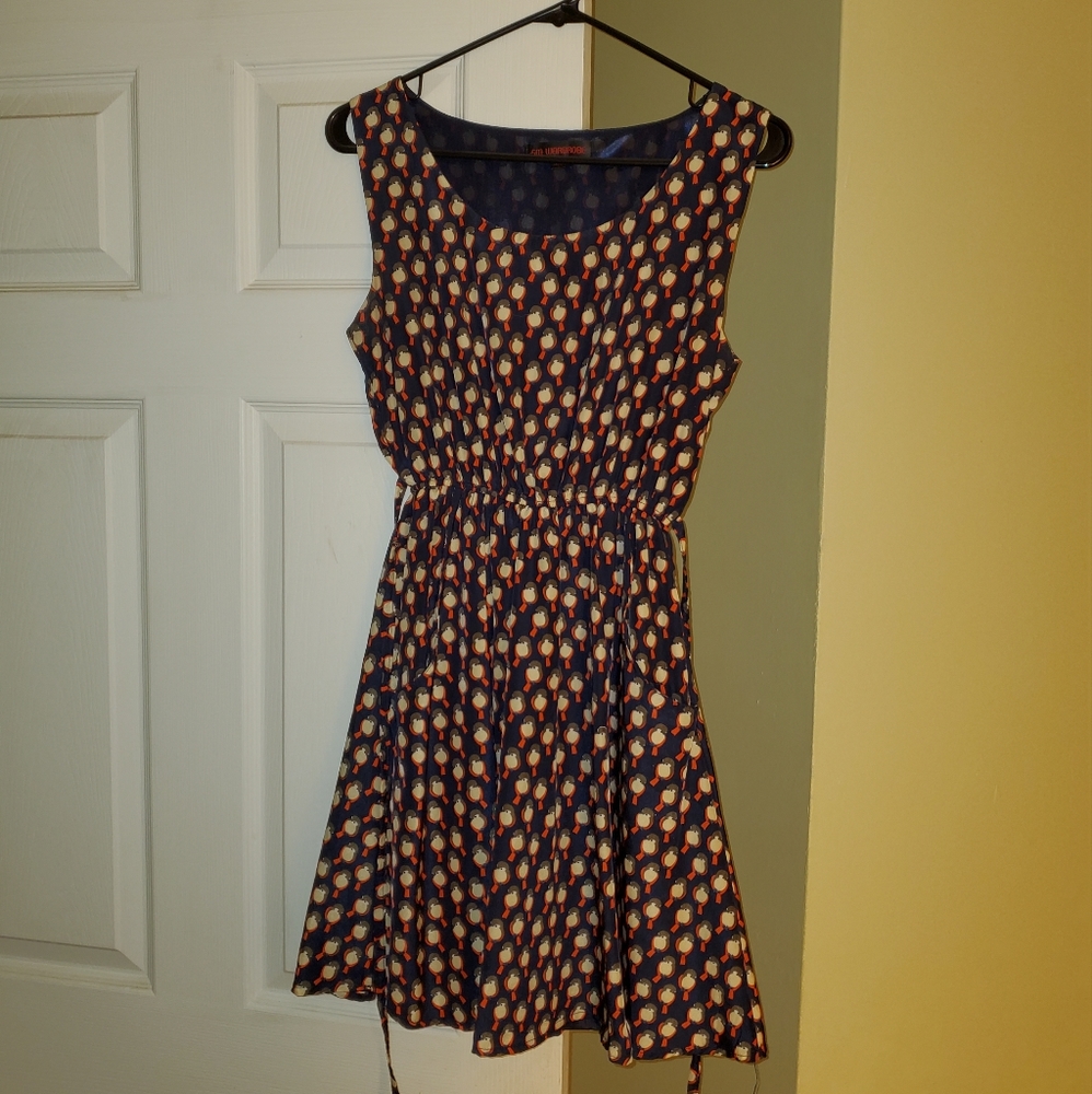 SM Wardrobe Bird Print Mini Dress size M/L